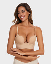 Brasier Sin Espalda con Escote en U